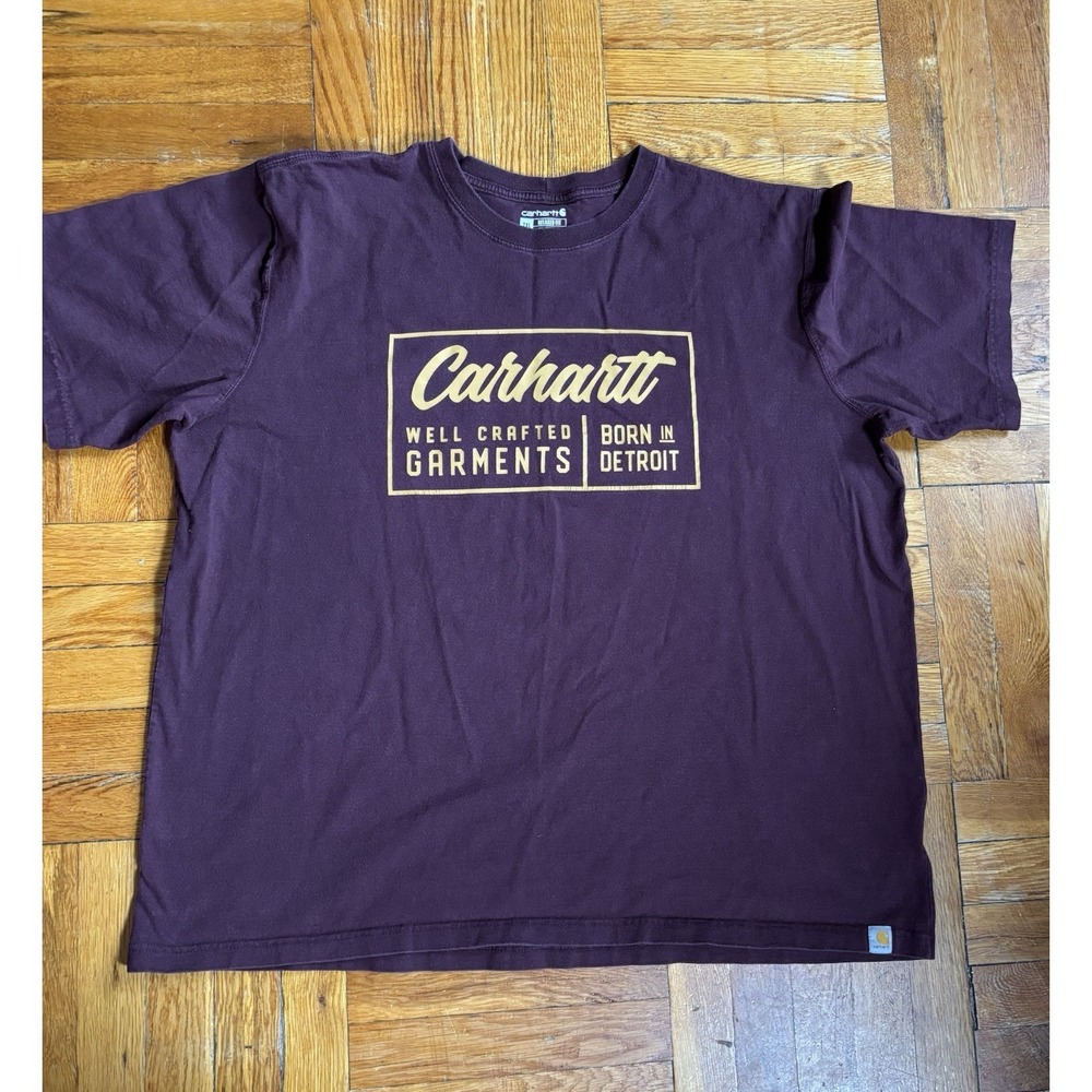 Men's Carhartt Short Sleeve Relaxed Fit T-Shirt Size 2XL